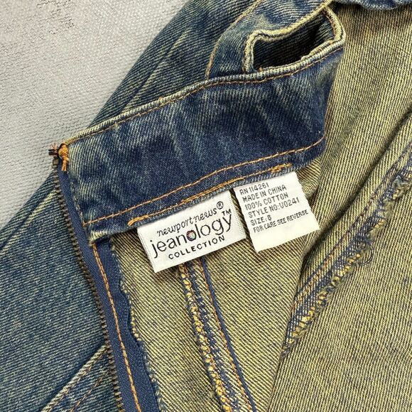 Vintage 1990s Jeanology Denim Cami Top Women's 8 - Picture 3 of 3